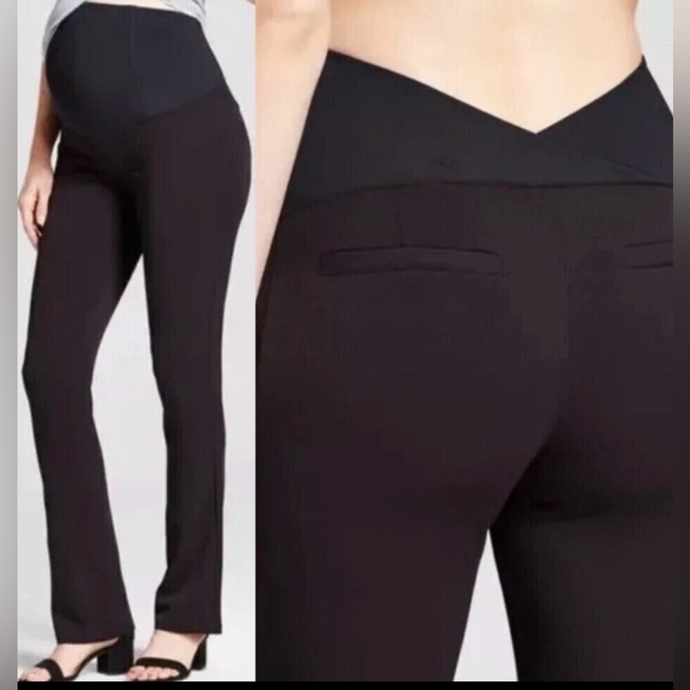 Isabel Maternity by Ingrid & Isabel Black Bootcut Pants